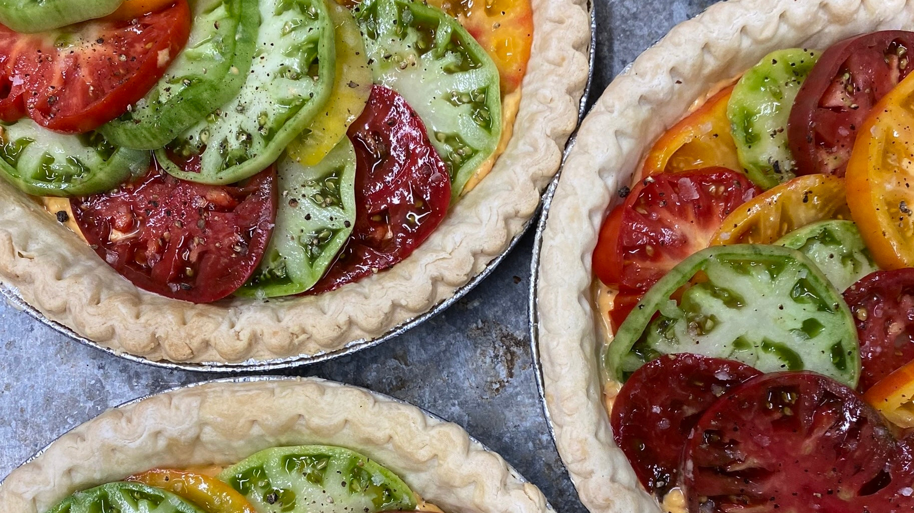 Tomato Pie with Pimento Cheese Recipe