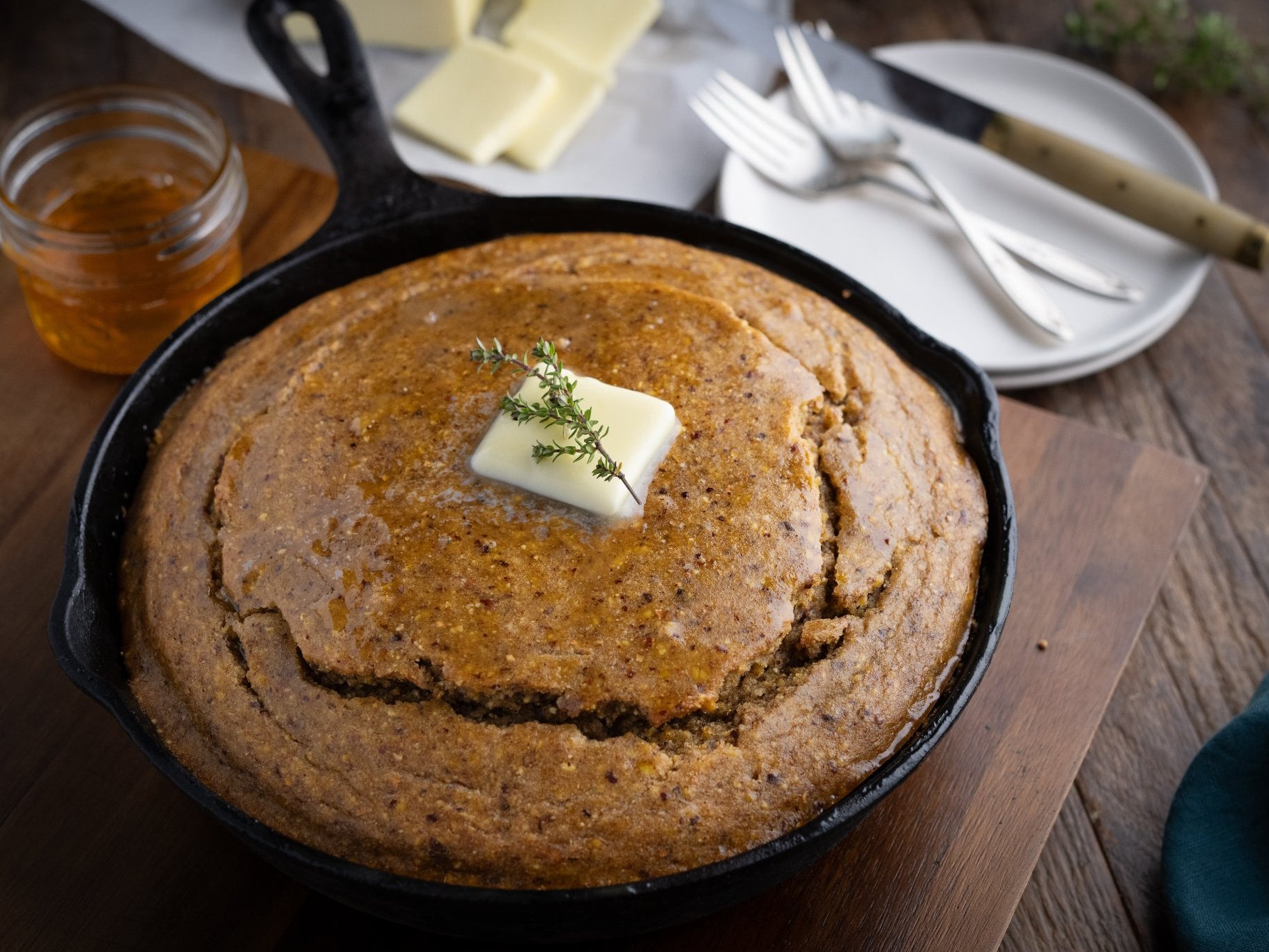 Cornbread in Cast Iron