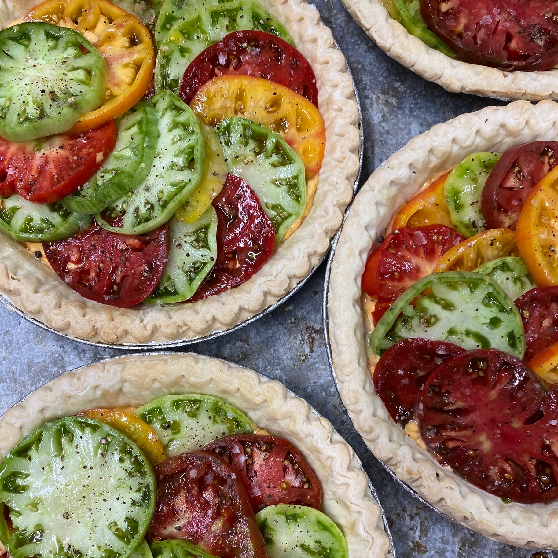 Tomato Pie with Pimento Cheese Recipe