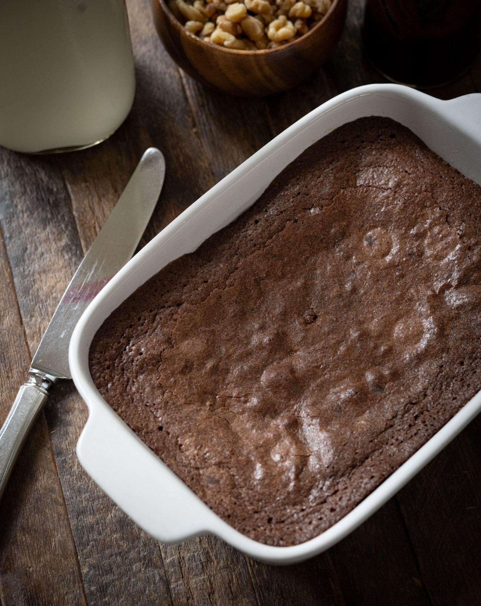 Brownie in pan