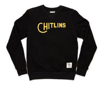 Load image into Gallery viewer, Cotton Club Sweatshirt in Black with Gold thread
